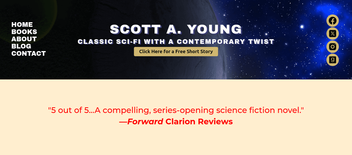 Scott A. Young Author screenshot